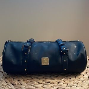AUTHENTIC MCM MONOGRAMMED BLACK MINI PAPILLON BAG